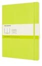 MOLESKINE Notizbuch Moleskine Classic, Notizbuch Extra Large Blanko, Limetten...