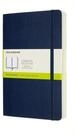 MOLESKINE Notizbuch Moleskine Notizbuch Erweitert Large/A5 Liniert, Softcover, Saphir