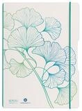 HAMELIN PAPERBRANDS Notizheft herlitz Notizheft GREENline Ginkgo DIN A4 2x40...