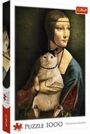 Trefl Puzzle Puzzle Dame und Katze 1000 Teile, Puzzleteile