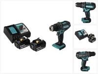Makita Akku-Schlagbohrschrauber DHP 482 RF Akku Schlagbohrschrauber 18 V 62 Nm...
