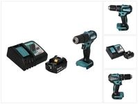 Makita Schlagbohrmaschine DHP 483 RF1 Akku Schlagbohrschrauber 18 V 40 Nm...