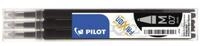 PILOT Gelschreiber Refill Set 3x Frixion Black Schwarz (BLS-FR7-B-S3)...