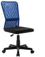vidaXL B&uuml;rostuhl vidaXL B&uuml;rostuhl Schwarz und Blau 44x52x100 cm Netzgewebe