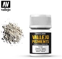 Vallejo Spielfigur Pigment - Titanwei&szlig;