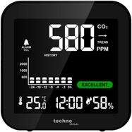 technoline Raumluft-Qualit&auml;tssensor WL 1025, CO2-Messger&auml;t mit farbigen