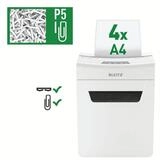 LEITZ Aktenvernichter IQ 4M Protect Premium, Mikroschnitt 2x15 mm, bis 4 Blatt,...