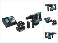Makita Akku-Bohrhammer DHR 243 RT Akku Bohrhammer 18 V SDS plus Brushless + 2x...