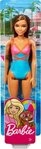 Fisher-Price&reg; Spiel Mattel - Barbie Beach Puppe mit blauem Badeanzug