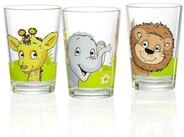 Ritzenhoff & Breker Kinderbecher Dschungeltiere Kindergl&auml;ser 205 ml 3er Set, 3-tlg.,