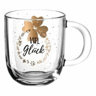 LEONARDO Tasse EMOZIONE Viel Gl&uuml;ck 300 ml, Glas