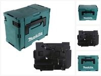 Makita Werkzeugkoffer MAKPAC 3 mit Einlage f&uuml;r BJV DJV 141 181 (821551-8 +...
