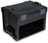 Sortimo&reg; Werkzeugkoffer LS-Boxx 306, schwarz / Industrial Line ohne Schubladen