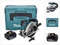Makita Akku-Handkreiss&auml;ge DSS 611 T1J Akku Handkreiss&auml;ge 18 V 165 mm + 1x...