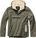 Brandit Motorradjacke Windbreaker Sherpa Jacke wasserabweisend rei&szlig;verschluss