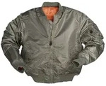 Mil-Tec Outdoorjacke US Bomberjacke MA1 Neu gr&uuml;n 3XL