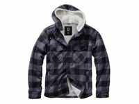 Brandit Outdoorjacke Brandit Lumber Check Shirt Hooded bunt|grau|schwarz
