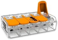 WAGO Koax-Kabelverbinder WAGO GmbH& Co. KG Compact-Verbindungsklemme 5-Leiter...