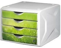 Generic Briefablage Schubladenbox Helit H6129650 - gr&uuml;n (1-St)