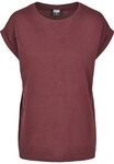 URBAN CLASSICS Kurzarmshirt Urban Classics Damen Ladies Extended Shoulder Tee (1-tlg)
