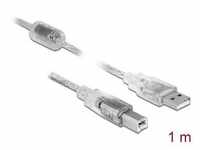 Delock Kabel USB 2.0 Typ-A Stecker > USB 2.0 Typ-B Stecker 1 m......