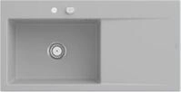 Villeroy & Boch K&uuml;chensp&uuml;le 3362 02 SM, Rechteckig, 100/22 cm, Becken links