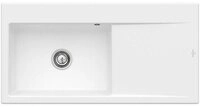 Villeroy & Boch K&uuml;chensp&uuml;le 3362 02 RW, Rechteckig, 100/22 cm, Becken links