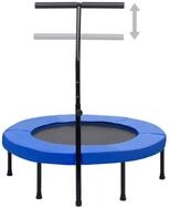 vidaXL Bodentrampolin, Fitness Trampolin mit Griff und Sicherheitspolster 102 cm