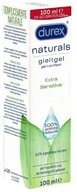 durex Gleitgel Naturals Extra Sensitive, Flasche mit 100ml, 1-tlg., Gleitgel...
