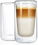 blomus Thermoglas NERO, 2-tlg., Glas, Doppelwandig, Inhalt 320 ml, 2-teilig