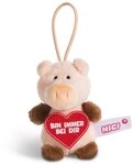 Nici Pl&uuml;schfigur Nici 44867 Kuscheltier Schwein Bin immer bei dir 8cm mit