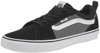 Sneaker VANS "Filmore", Herren, Gr. 40, schwarz (schwarz, grau), Leder, Schuhe