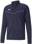Trainingsjacke PUMA "TEAMRISE TRAINING POLY JACKET", Herren, Gr. XL, blau (peacoat,