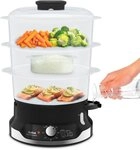 Tefal Dampfgarer Ultracompact, 800 W, 3 Aufs&auml;tze, 60-Minuten-Timer,...