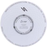 Olympia Kettenschloss Rauch-/Kohlenmonoxid-Warnmelder RC 200 wei&szlig;