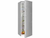 exquisit Kühlschrank KS350-V-H-040E inoxlook, 173 cm hoch, 60 cm breit, 331 L