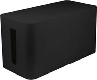 LogiLink Kabelbox klein, 235 x 115 x 120 mm Kabelmanager B&uuml;ro Zuhause Schwarz
