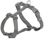 TRIXIE Hunde-Geschirr Premium H-Geschirr - grafit - 75&ndash;120 cm/25 mm, Gurtband