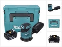 Makita Exzenterschleifer DBO 180 G1J Akku Exzenterschleifer 18 V 125 mm + 1x Akku 6,0