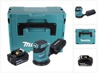 Makita Akku-Exzenterschleifer DBO 180 T1J Akku Exzenterschleifer 18 V 125 mm +...