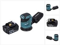 Makita Akku-Exzenterschleifer DBO 180 T1 Akku Exzenterschleifer 18 V 125 mm +...