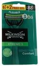 Wilkinson Nassrasierer 3 Sensitive 6 + 2 Einwegrasierer 8 St&uuml;ck