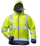 Elysee Arbeitsjacke Warnschutz-Softshelljacke "LIAM" mit Kapuzegelb