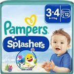 Pampers Windeln Pampers Windeln Splashers Gr. 3-4 (6-11 kg) 12er Pack Schwimmwindel