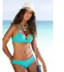 s.Oliver Push-Up-Bikini-Top Spain, in Wickeloptik blau 42