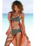 LASCANA Bikini-Hose Italy mit h&ouml;herer Seitennaht gr&uuml;n 42