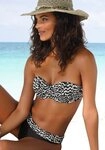LASCANA B&uuml;gel-Bandeau-Bikini-Top Clara, mit Wickeloptik
