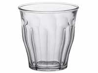 Duralex Tumbler-Glas Picardie, Glas gehärtet, Tumbler Trinkglas 130ml Glas...