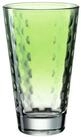 LEONARDO Glas Optic, Kalk-Natron Glas, 6 Trinkgl&auml;ser, Sp&uuml;lmaschinenfest, gr&uuml;n
