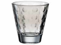 LEONARDO Glas Optic, Kalk-Natron Glas, 6 Trinkgläser, Spülmaschinenfest, grau